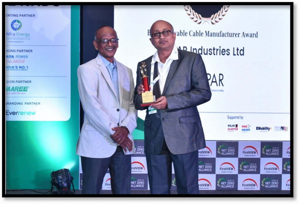 Best Renewable Cable Manufacturer Award - Image 1