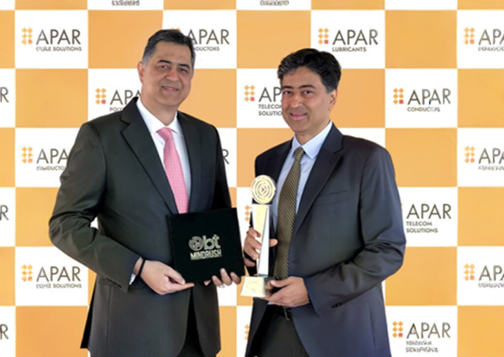 Kushal N. Desai and Chaitanya N. Desai, of APAR Industries, have clinched the prestigious ‘Best CEOs Award’ !