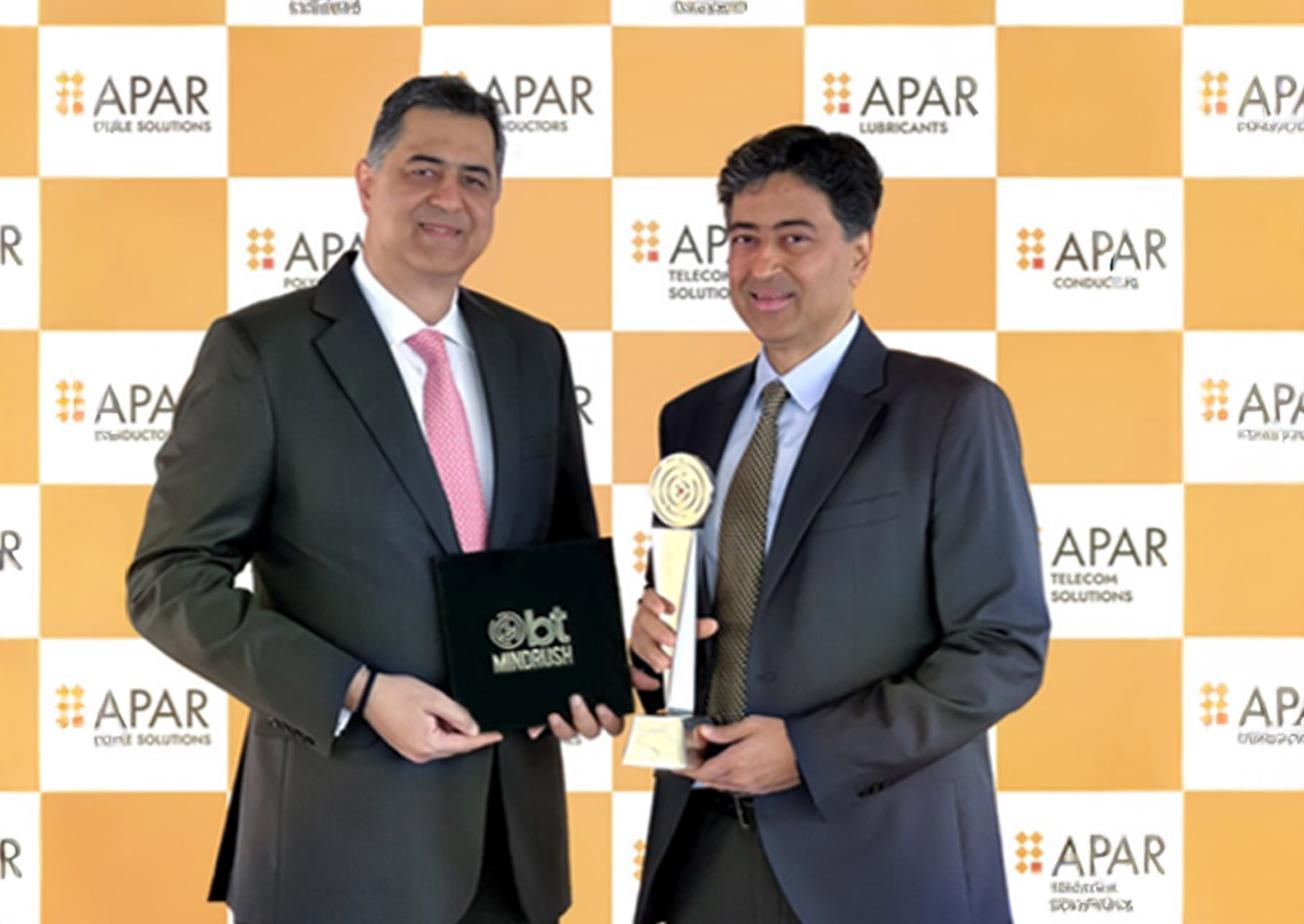 Kushal N. Desai and Chaitanya N. Desai, of APAR Industries, have clinched the prestigious ‘Best CEOs Award’ !