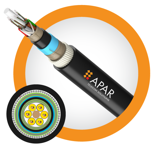 Loose Tube Double Jacket All Dielectric Cable (750&deg;C &ndash; 120 mins)