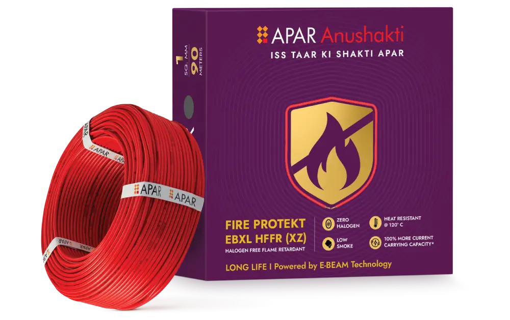 APAR ANUSHAKTI Fire Protekt EBXL HFFR (XZ) Industrial Cable