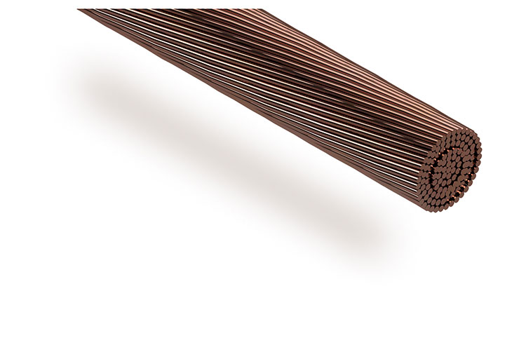 Copper fine wire-bunched conductor
