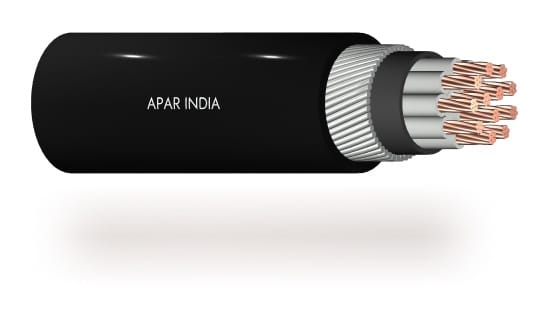 LV XLPE/PVC insulated control cables up to 61 core