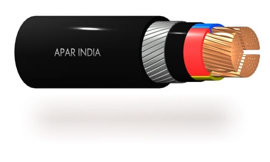 High ampacity XLPE cables (105°C)