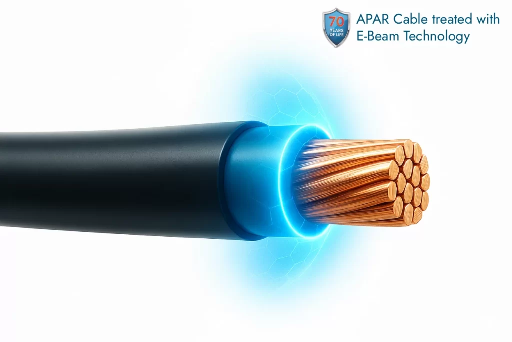 APAR Cable with E-Beam Technology
