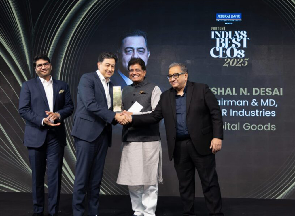 India’s Best CEO in Capital Goods Award by Fortune India – November 2025 - Image 1