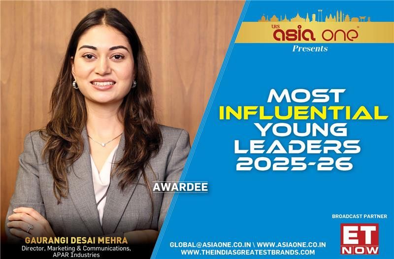 Ms. Gaurangi Desai Mehra, Director – Marketing and Communications, APAR, featured as ‘Most Influential Young Leader 2025’ in AsiaOne magazine