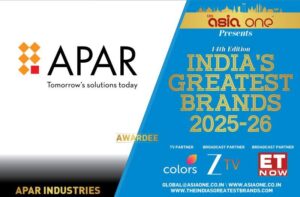APAR recognised as &lsquo;India&rsquo;s Greatest Brand 2025&rsquo; in AsiaOne magazine