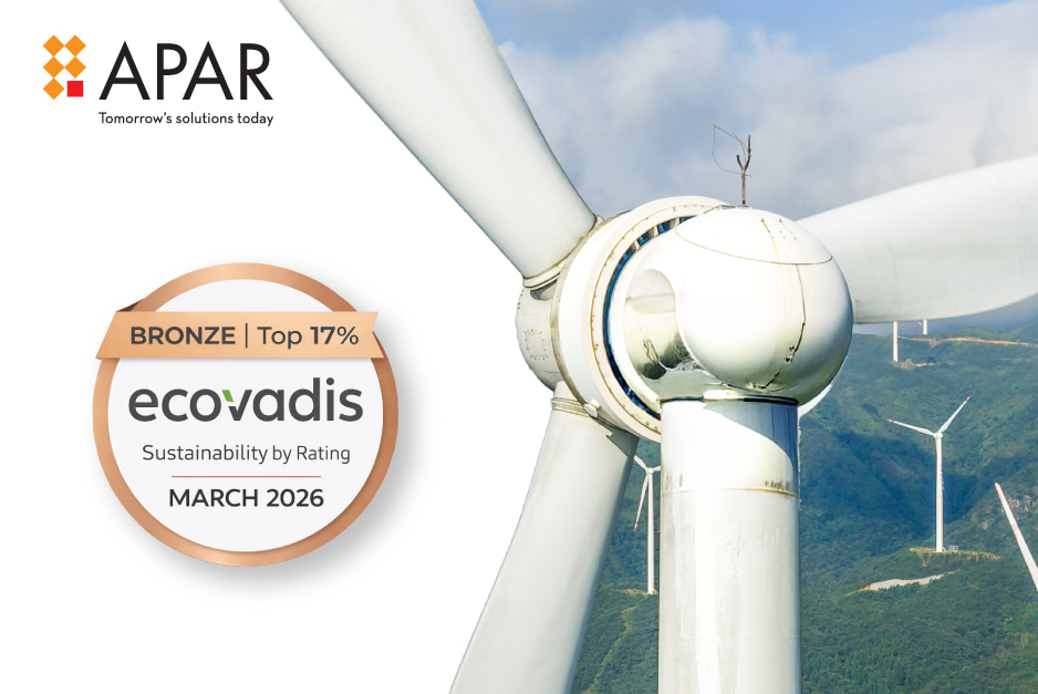 APAR Ranks in Global Top 17% on EcoVadis: Our ESG Commitment Drives Real Impact