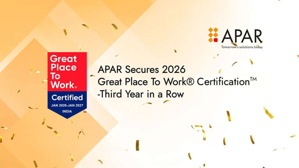 APAR Secures 2026 Great Place To Work Certification – Third Year in a Row - Image 1