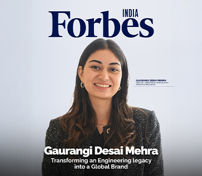 Ms. Gaurangi Desai Mehra, Director, Marketing & Communications, APAR Industries Limited, featured in Forbes India